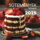 Sütemények falinaptár - 2025